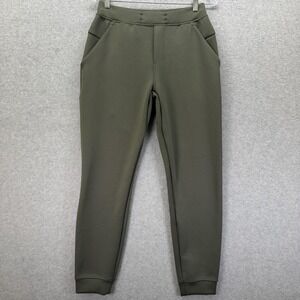 Lululemon Jogger Pants Mens Small Green Smooth Spacer Athletic Fit Stretch